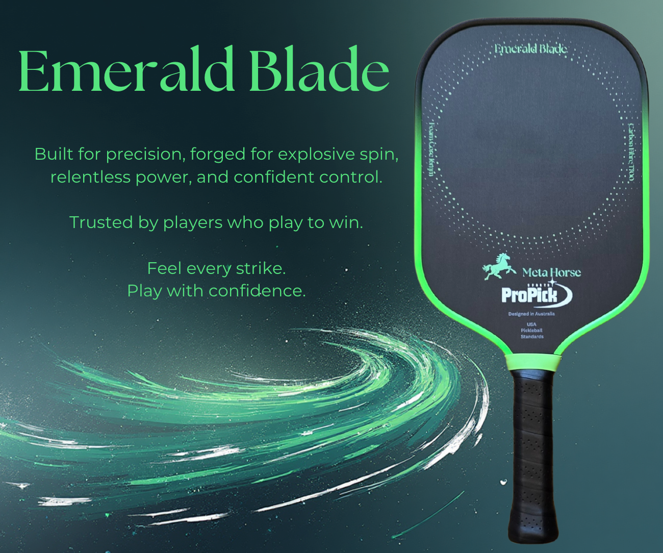 Meta Horse: Emerald Blade - Foam Core Paddle