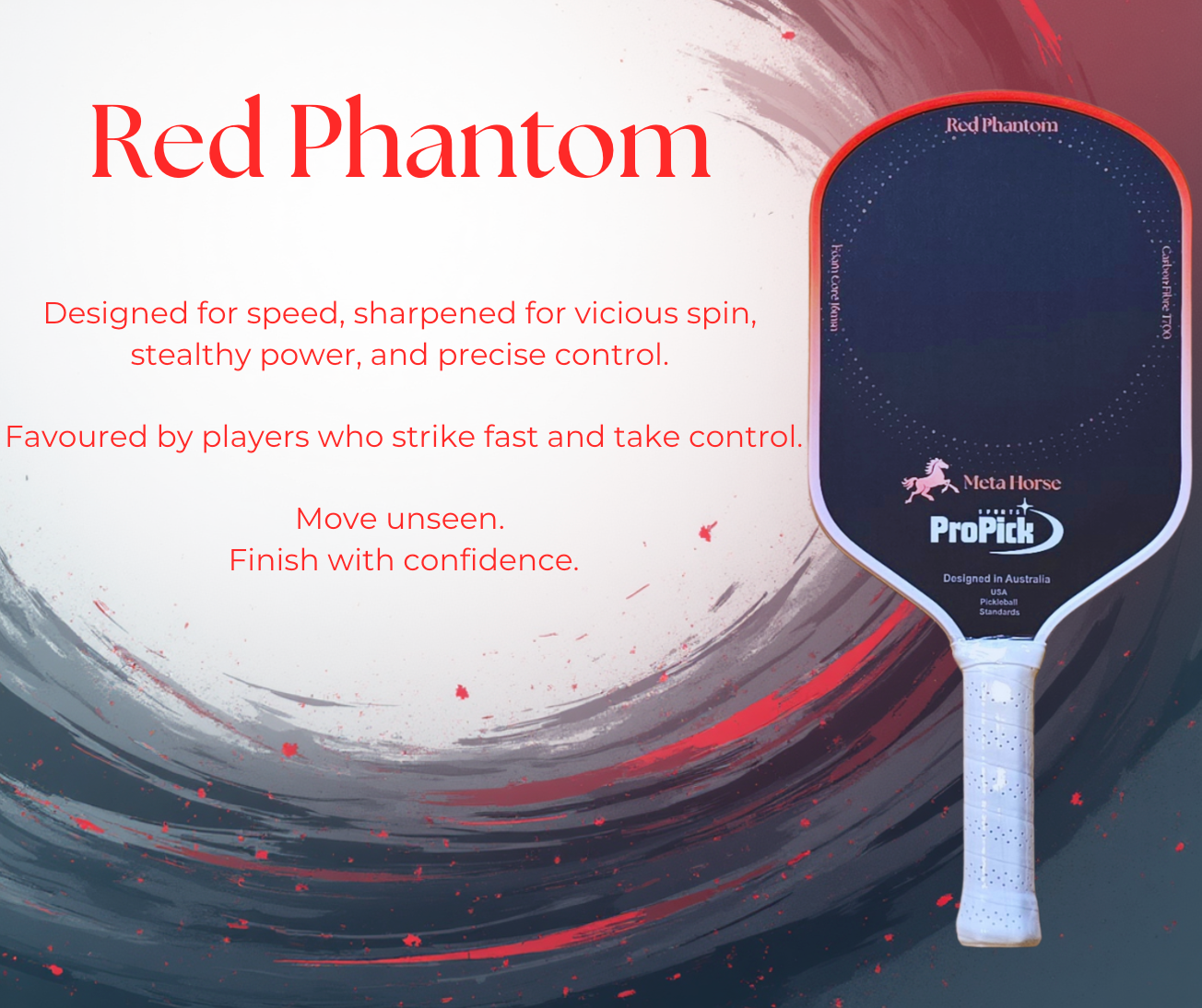 Meta Horse: Red Phantom - Foam Core Paddle